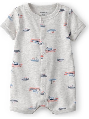 Carter's Erkek Bebek Kısa Tulum 3 Ay-24 Ay Çok Renkli