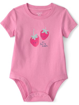 Carter's Kız Bebek Body Yenidoğan-24 Ay Pembe