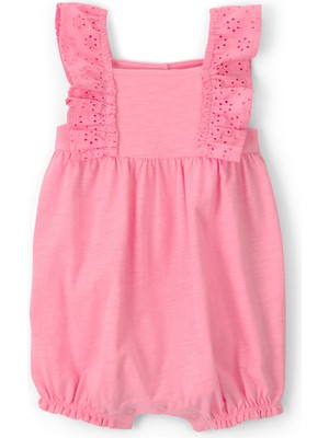Carter's Kız Bebek Kısa Tulum 3 Ay-24 Ay Pembe