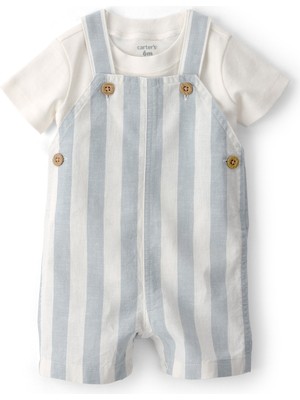 Carter's Erkek Bebek Salopet Set 3 Ay-24 Ay Yeşil