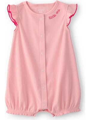Carter's Kız Bebek Kısa Tulum 3 Ay-24 Ay Pembe
