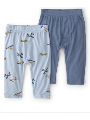 Carter's Erkek Bebek 2li Pantolon Set Yenidoğan-24 Ay Mavi
