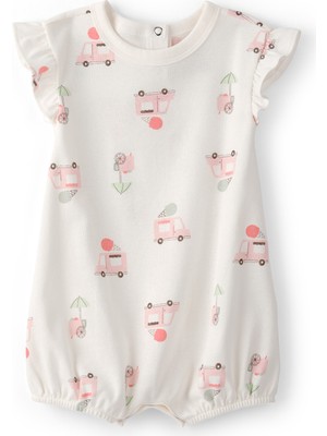 Carter's Kız Bebek Kısa Tulum 3 Ay-24 Ay Bej