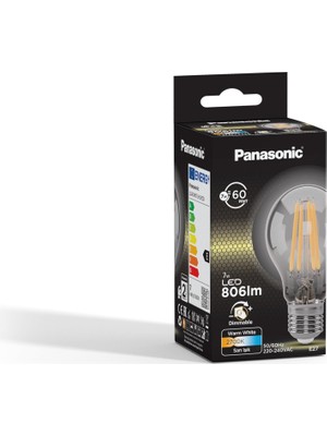 Nexa E27 Dim Edilebilir Filaman Lamba 7W 806LM 2700K Clear