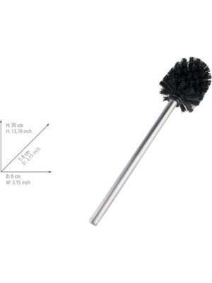 Nexa Yedek Tuvalet Fırçası Tutucu Saplı Mat Çelik Mat Yedek Fırça