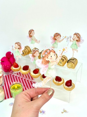 Fluparty Magic Forest Kapkek Süsleri – Peri Figürlü Ikramlık Süsü