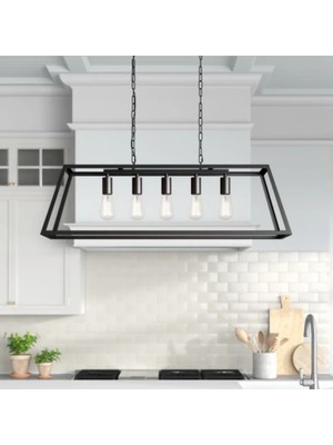 Ronisu Aydınlatma Ternitz Retro Yemek Masası Avize Ra-Avz- 9152-43-68