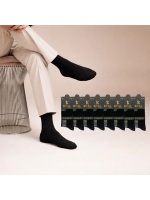 Kral Socks Erkek Yazlık Bambu Soket Uzun 8 Çift Karma Renkli Çorap
