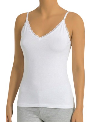 Öts Kadın Atlet Ayarlanabilir Ip Askılı (%90 Viskon - %10 Elastan)