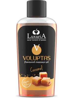 İntimateline Voluptas Karamel Aromalı Doğal Formül Isıtma Etkili 100 ml Masaj Jeli