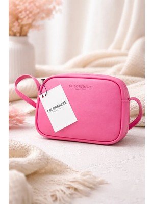 Colorshere Pembe Colorshere Askılı Çapraz Kullanıma Uygun Omuz Çantası