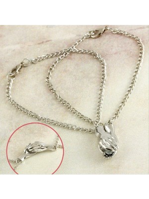 Zero Land Matrixzn Çift El Figürlü Bileklik - Gümüş Rengi