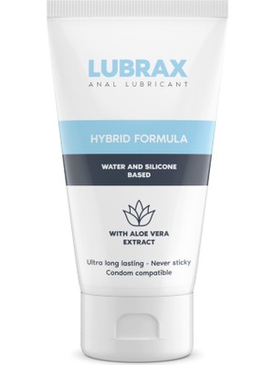 İntimateline Lubrax Silikon&su Bazlı Hybrid Formül Aloe Vera Özlü 50 ml Anal Kayganlaştırıcı Jel