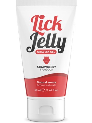 İntimateline Lick Jelly Natural Çilek Aromalı Formül 50 ml Oral Jel