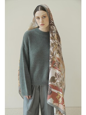 Jolamier Gri Rosalyn Yün Ipek Şal