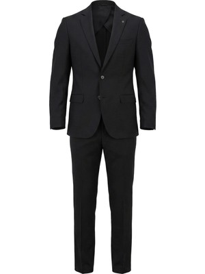 Cacharel Erkek Modern Kesim Takım Elbise - Siyah