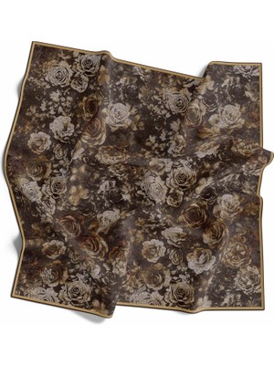 İpekal Ipekal Organik Eşarp Gül Desenli 1002-08