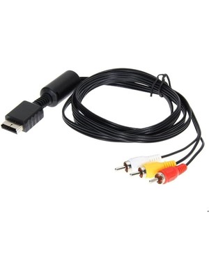 Ps3 Ps2 Av LCD Tv Oyun Konsolu 3 Rca Scart Lale Bağlantı Kablosu 4620