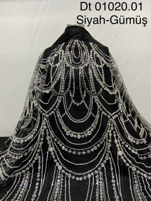 Dantelistan Dt 01020.01 Sıyah-Gumus