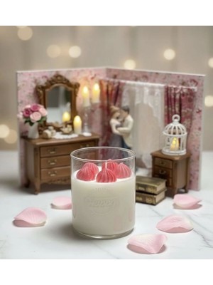 Liondes Candles Pembe Şekilli Mum