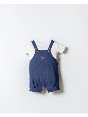 U.s. Polo Assn. Erkek Bebek Tulum 6-36 Ay Mavi