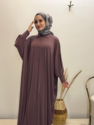 JOOQSTORE Yakalı Önü Düğmeli Ferace