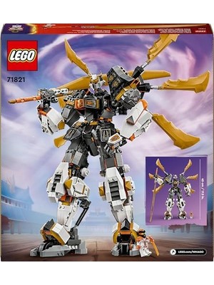 ’un Titan Ejderha Robotu 71821 – 12 Yaş ve Üzeri Kız ve Erkek Çocukları Için Minifigürü Içeren Yaratıcı Oyuncak Yapım Seti, Çocuklar Için Doğum Günü Hediyesi Fikri (1055 Parça)