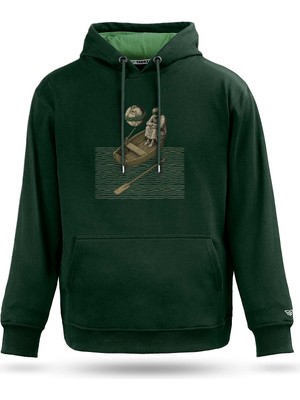Tarrzzcom Tarrzz Unisex Passengers  Tasarım Kapşonlu Sweathirt %100 Pamuk 3 Iplik Kanguru Cepli Hoodie