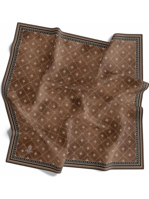 İpekal Ipekal Organik Eşarp Geometrik Desen 1002-07