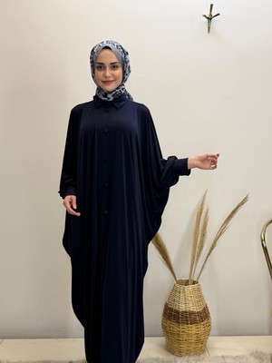 JOOQSTORE Yakalı Önü Düğmeli Ferace