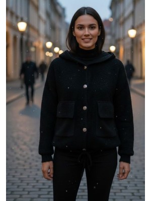 Genel Kadın Kapüşonlu Ceket