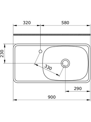 Bocchı Bocchi Fenice Etajerli Lavabo 90 cm Parlak Beyaz - 1165-001-0126