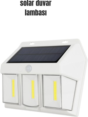 Nuveden Ieg™ Suya Dayanıklı Solar Duvar Lambası – Akıllı Gece Sensörlü Işık