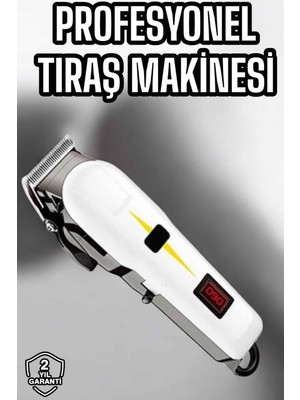 Nuveden Ieg™ Tıraş Makinesi Profesyonel Saç ve Sakal Kesme Milim Ayarlı Dijital Göstergeli