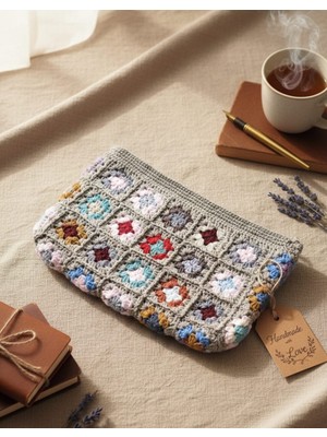 Veyla Style El Yapımı %100 El Örgüsü Koton Ip Kadın El Çantası