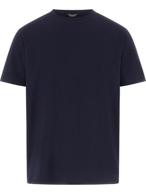 Guess Erkek Arm Modal Karışımlı Regular Fit T-Shirt - Lacivert