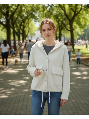 Genel Kadın Kapüşonlu Ceket