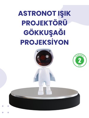 Nuveden Ieg™ Dekoratif Gün Batımı Işığı – Astronot Figürlü