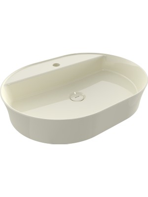 Bocchı Bocchi Sottile Slim Line Tezgah Üstü Lavabo 60 cm Parlak Bisküvi - 1600-014-0126