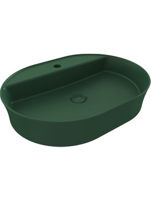 Bocchı Bocchi Sottile Slim Line Tezgah Üstü Lavabo Mat Yeşil - 1600-027-0126