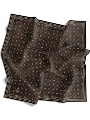 İpekal Ipekal Organik Eşarp Geometrik Desen 1002-11