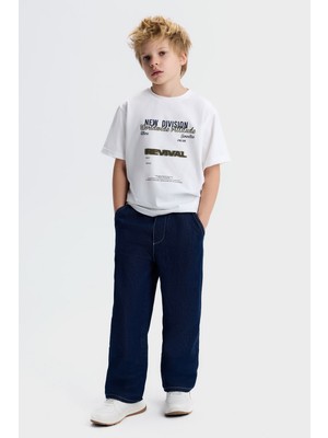 Nk Erkek Çocuk Ready Tshirt 8-14 Yaş Beyaz