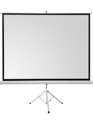 Nuveden Ieg™ Everest TPP-200 200X200 Trıpod Projeksiyon Perdesi Arkası Siyah Fonlu Taşınabilir Ayakl�