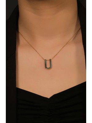 Ü Harf Kolye 22 Ayar A079464