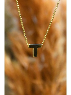 T Harfi Kolye 22 Ayar A068125