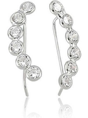 Fm Gümüş Su Yolu Küpe