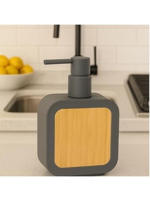 Nexa Mat Sabunluk | Ahşap Desenli Lüks, Ergonomik Tasarım, Ahşap Dispenser