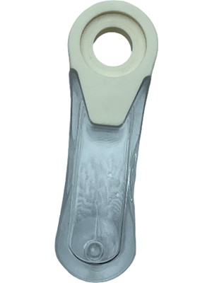 MorPerde Perde Ağırlık Krem Yuvarlak Başlı Kristal Elçek