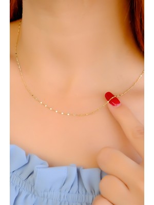 Çıtır Zincir Kolye 14 Ayar A085014