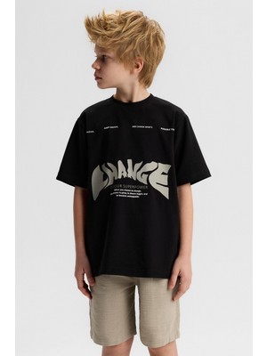 Nk Erkek Çocuk Süperpover Tshirt 8-14 Yaş Siyah